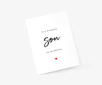 Footnotes - To a Wonderful Son on his Birthday - Birthday Card