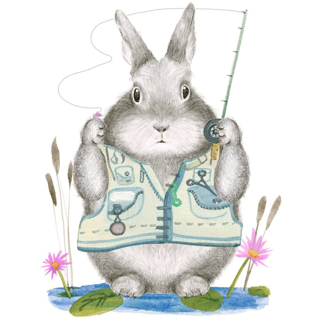 Dear Hancock - Fishing Dad Bunny