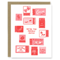 Kindred Letterpress - Matchbook Love Card