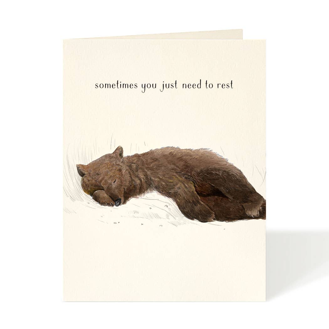 Felix Doolittle - Well-Rested -Get Well Card