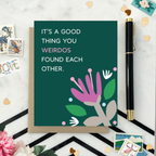 Barone and Co. - Weirdos Wedding Card