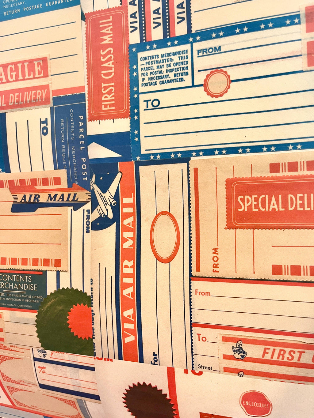 Parcel - Parcel Artisan Wrapping Paper, Airmail