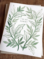 Katharine Watson - "I'm So Sorry," Greeting Card