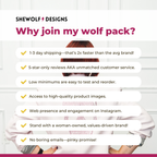 SHEWOLF Designs - Holiday Gift Tag Sticker Sheet Labels (Set of 2)