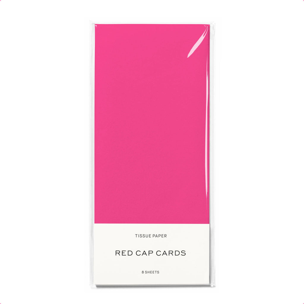 Red Cap Cards - Neon Pink tissue paper