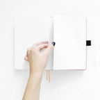Archer and Olive - Storybook in Plum Notebook: Dot Grid / A5