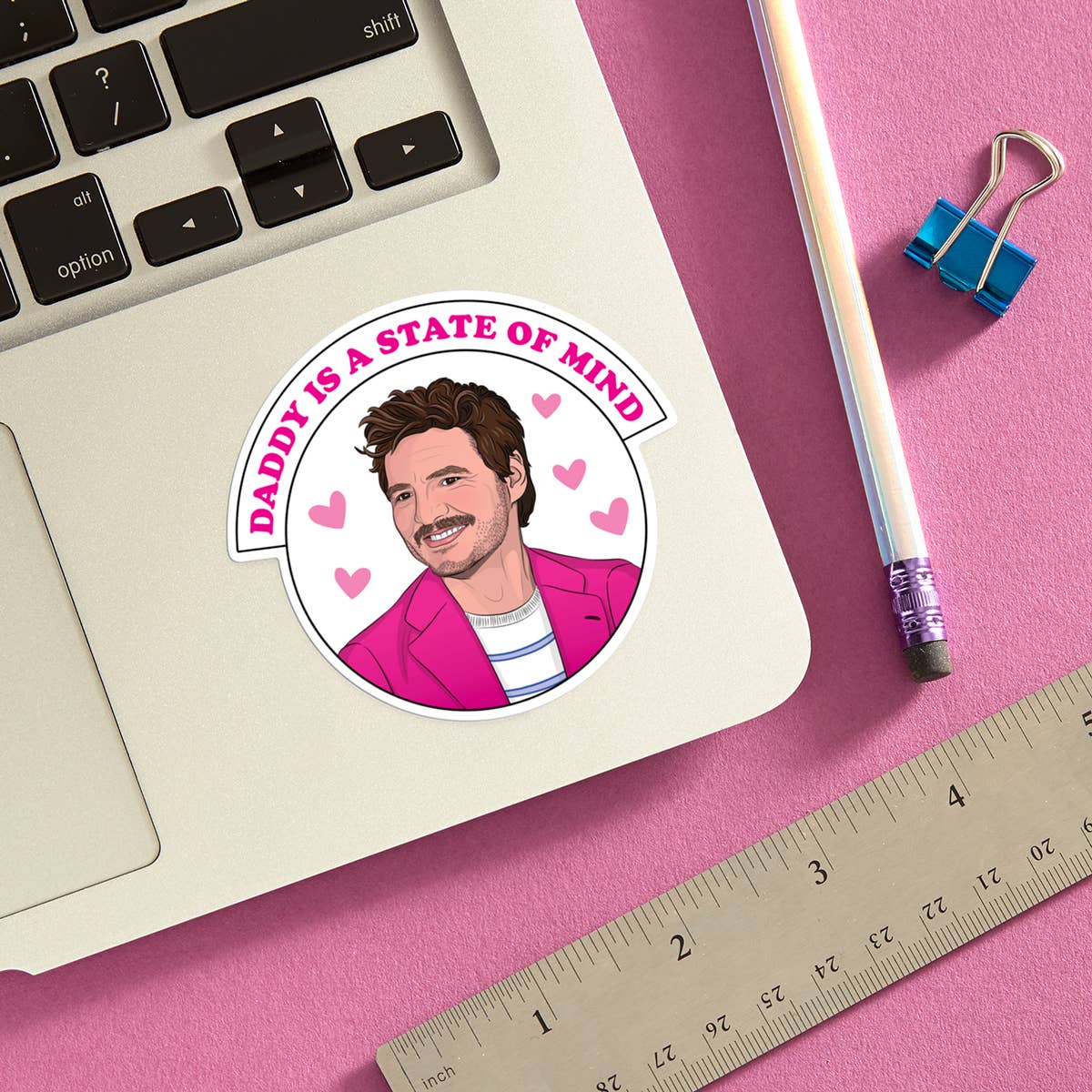 THE FOUND - Pedro Pascal Daddy Die Cut Sticker