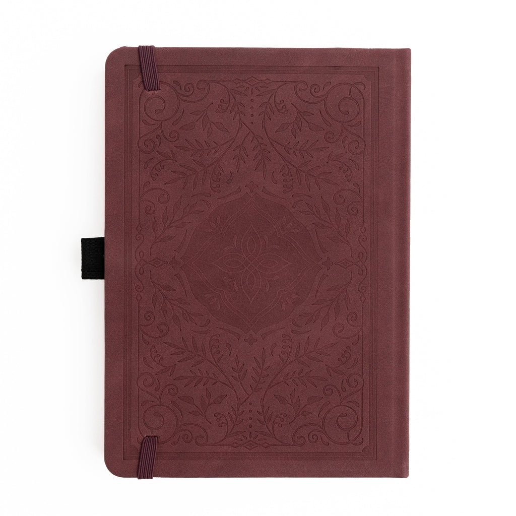 Archer and Olive - Storybook in Plum Notebook: Dot Grid / A5