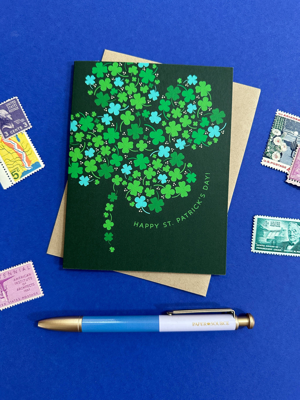 Barone and Co. - Tiny Shamrocks Card