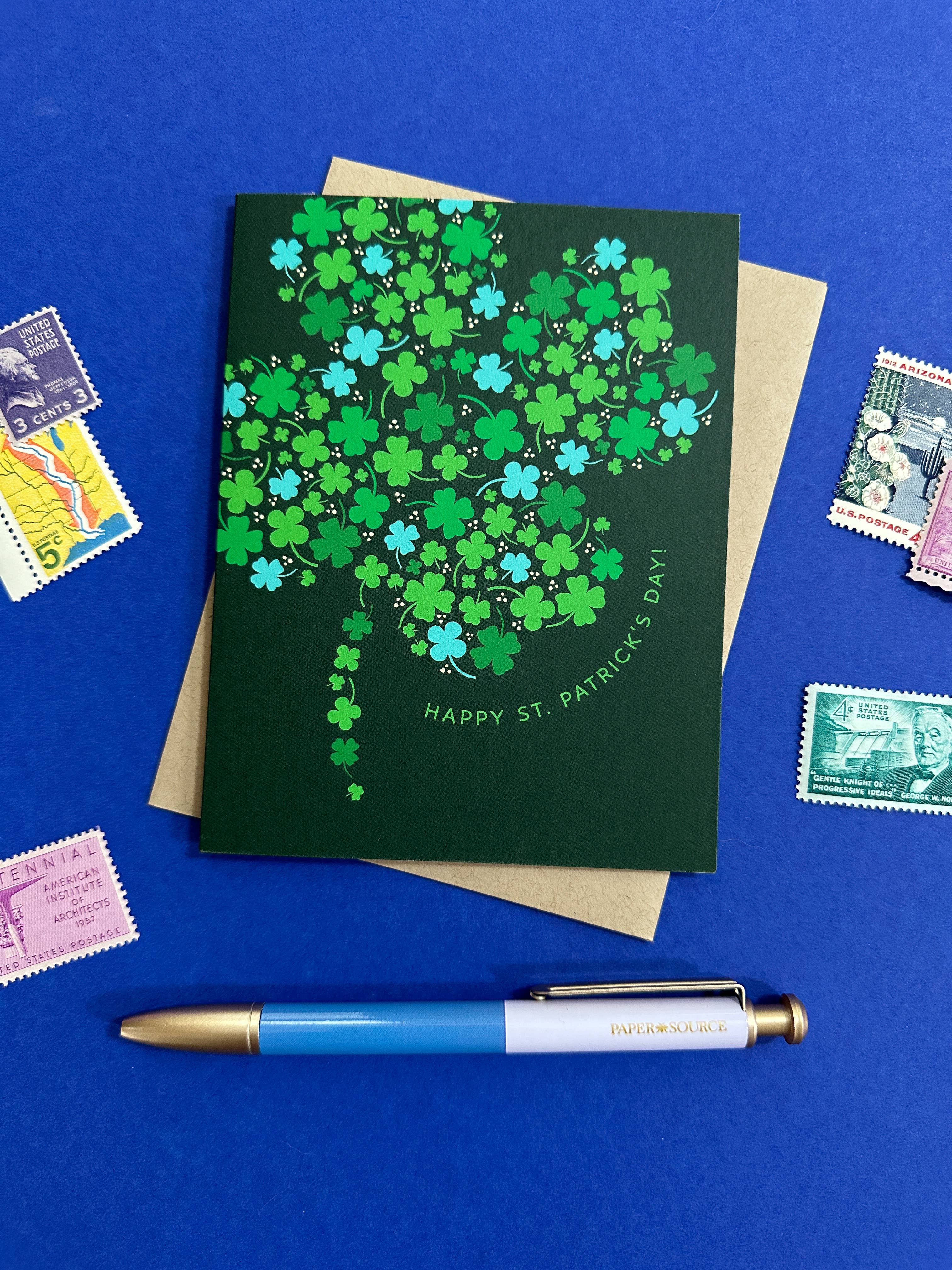 Barone and Co. - Tiny Shamrocks Card