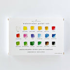 emily lex studio - Watercolor Paint Set 18 Colors with Brush
