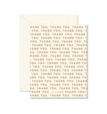 Ginger P. Designs repeating thank you Greeting Card