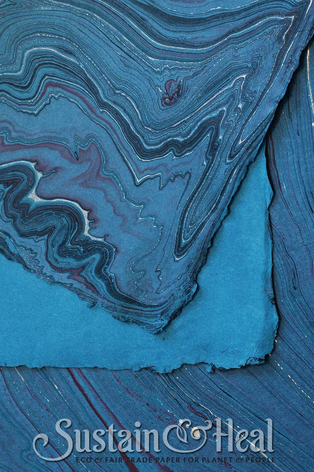 Sustain & Heal - Dark Blue Marble Sheet #21
