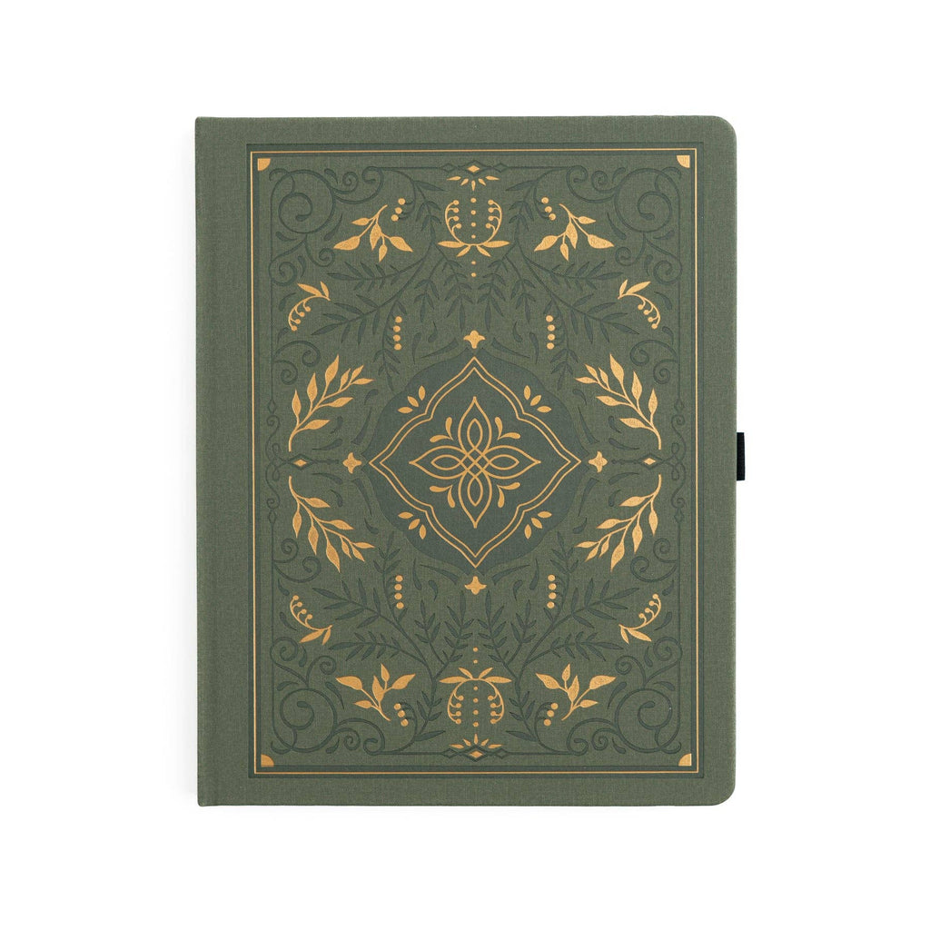 Archer and Olive - Storybook In Vintage Olive Notebook: Blank