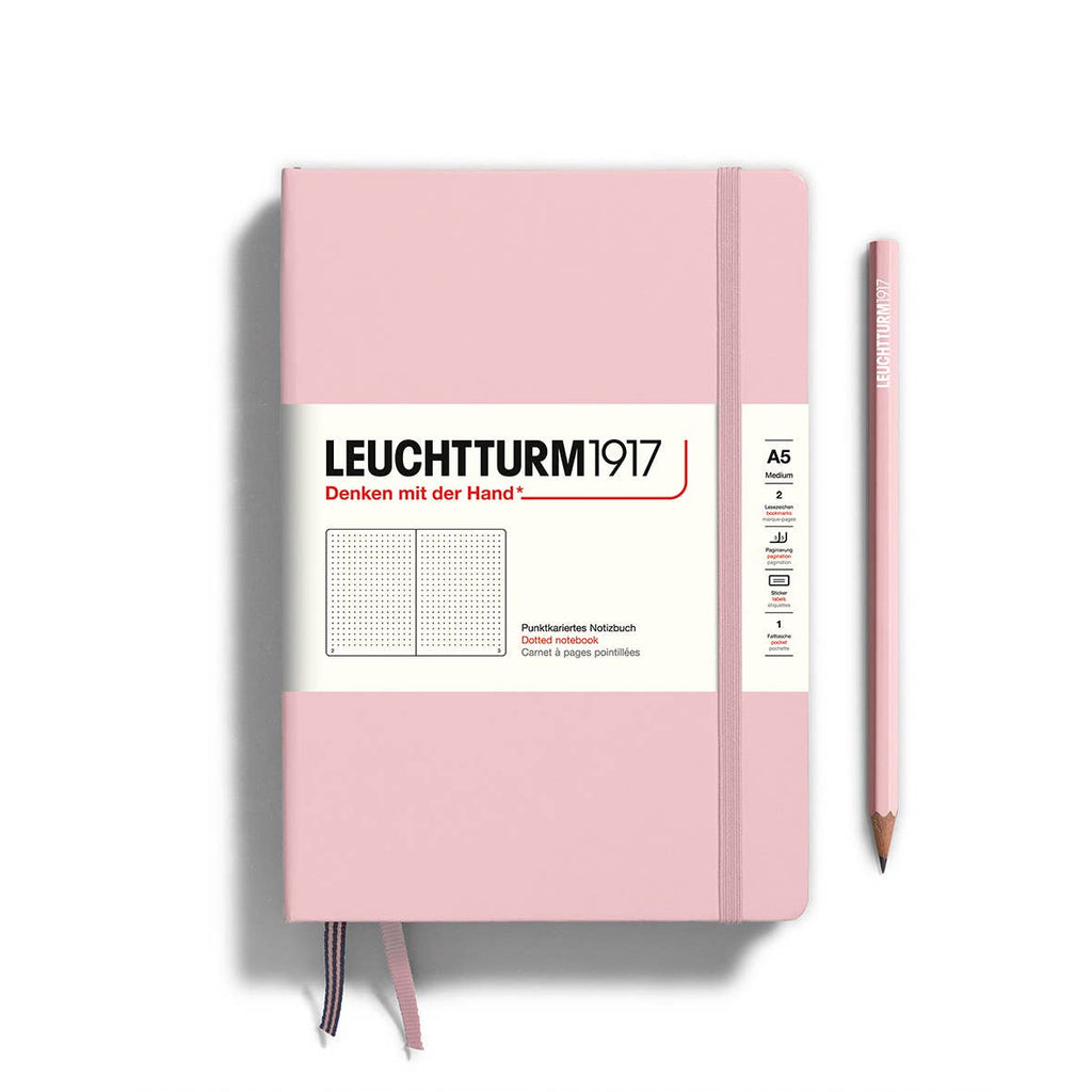 LEUCHTTURM1917 - Notebooks - Medium (A5): Port red / Hardcover / Ruled