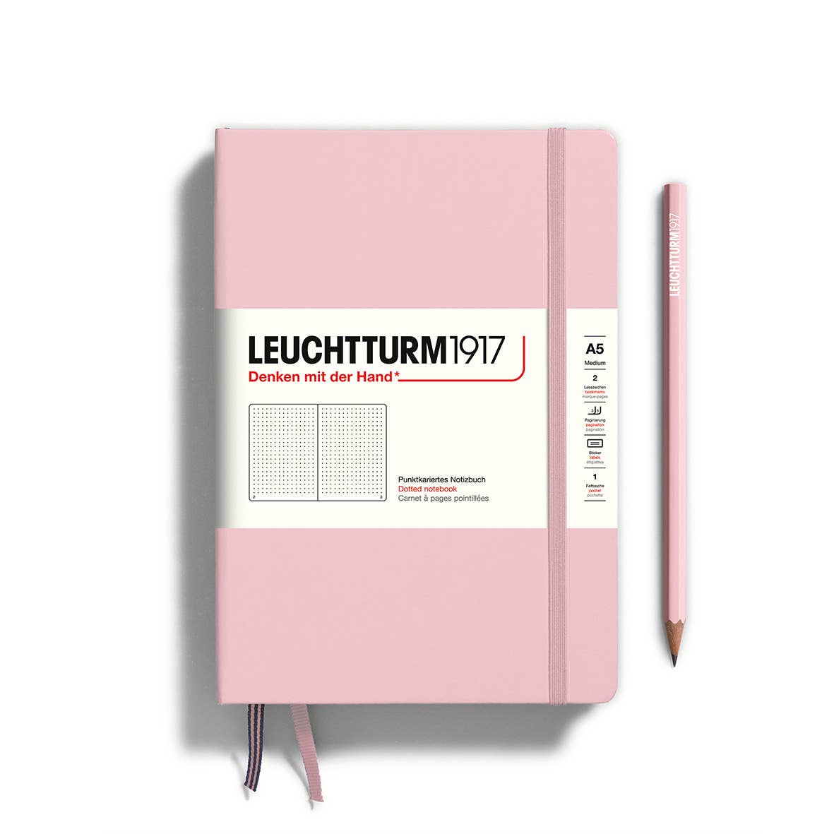 Leuchtturm1917 - Notebooks - Medium (A5): Navy / Hardcover / Ruled