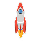 Bloomwolf Studio - Rocket Die Cut Bookmark