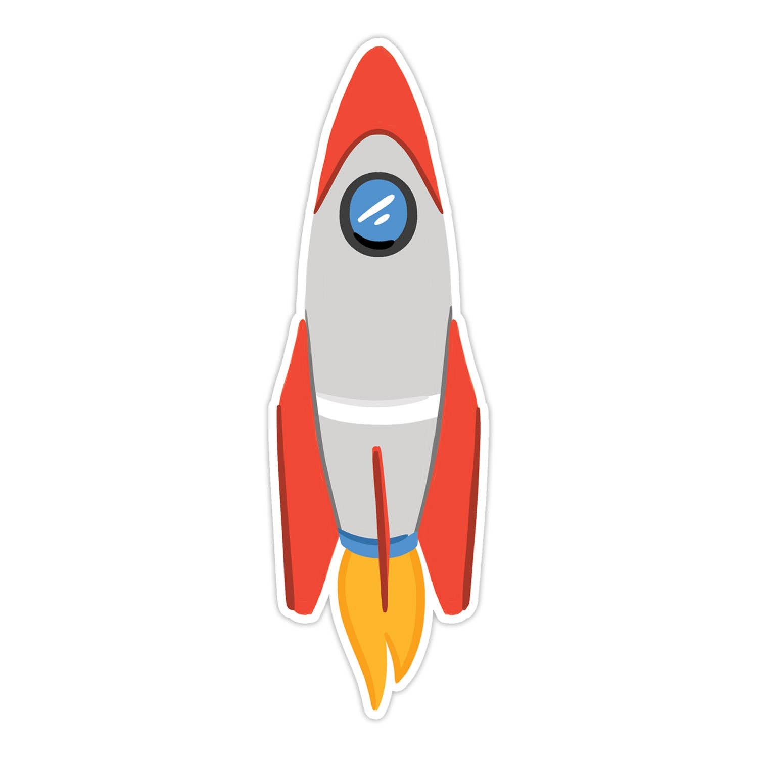 Bloomwolf Studio - Rocket Die Cut Bookmark