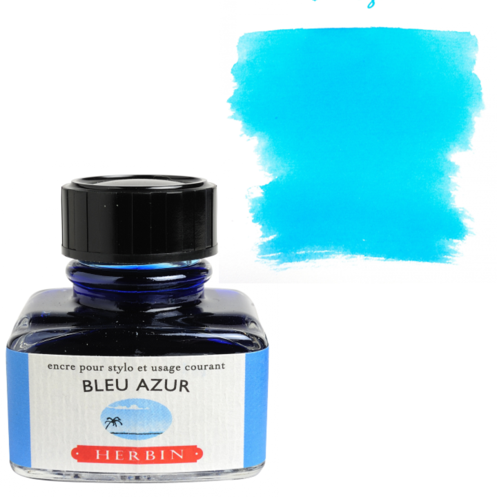 Herbin Fountain Pen Ink 30ml Bottle, Cacao du Bresil (Brazilian Cocoa)