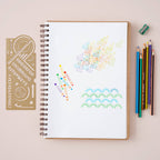 Another Studio - Bauhaus design, Craft Art Drawing Stencil in Brass Metal