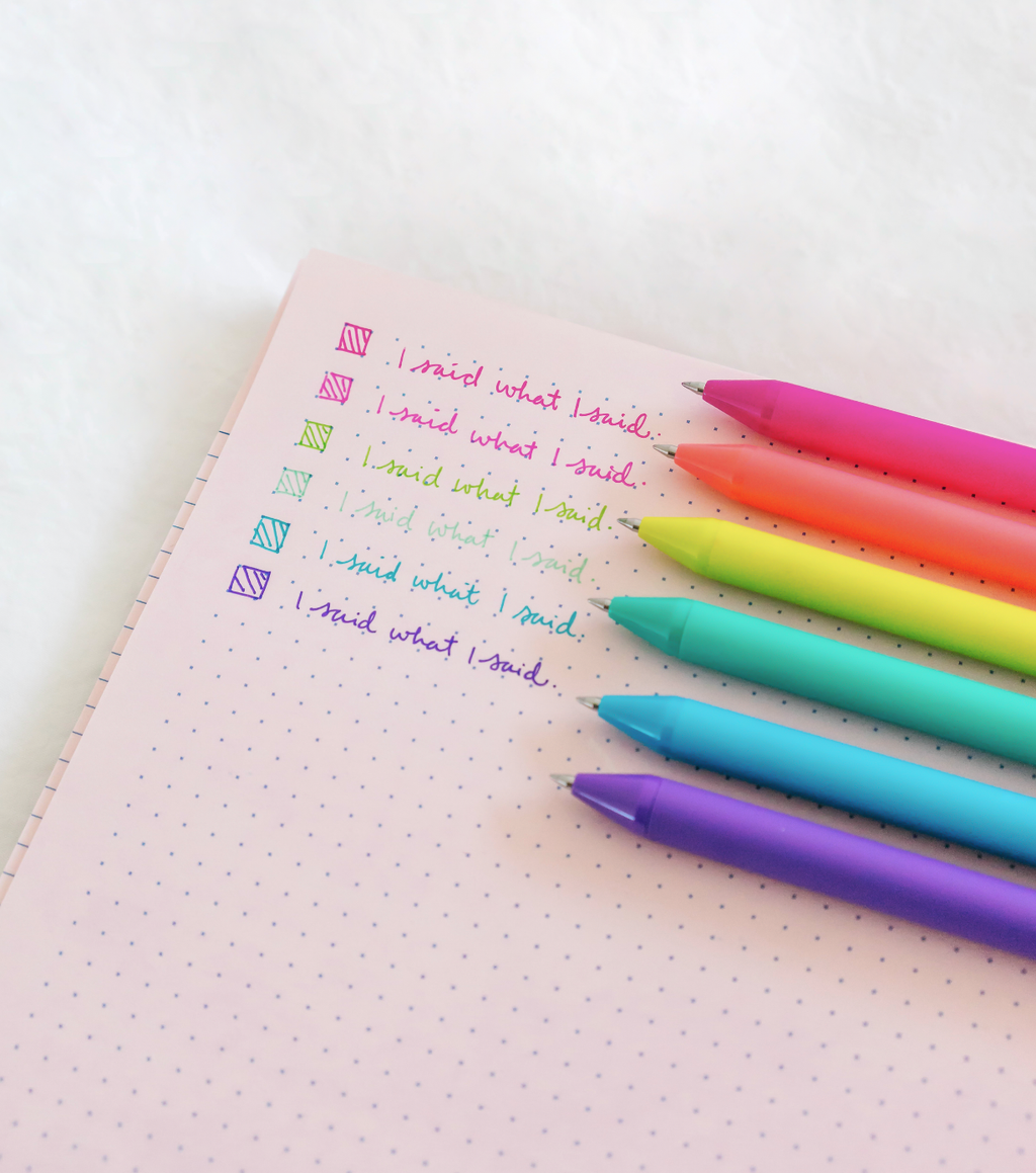 Talking Out of Turn Jotter Pen: Gray
