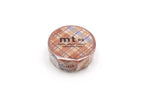 mt masking tape (Sweet Bella) - 15mm crayon check