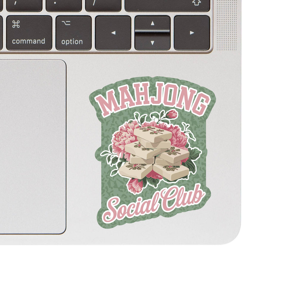Juju and Moxie - Mahjong Board Game Tile Club High Quality Vinyl Sticker