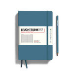 Leuchtturm1917- Notebooks - Medium (A5): Stone Blue / Hardcover / Ruled