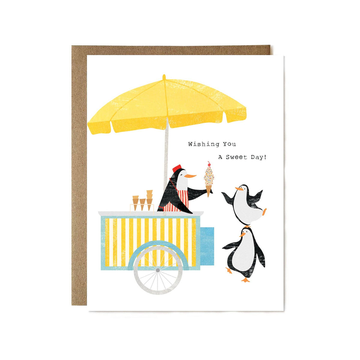 Ula Bloom - Ice Cream Penguins Card