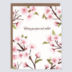 Morgan Swank Studio - Peace and Comfort Cherry Blossom |  Sympathy Card