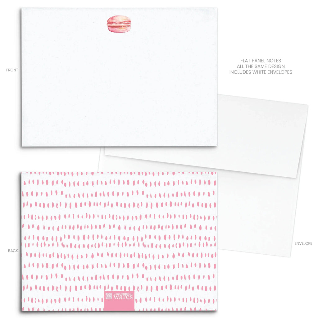 UncommonWares - Macaron Watercolor Panel Note Cards