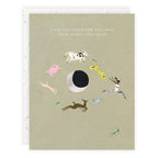 Seedlings - Over The Moon Baby Card