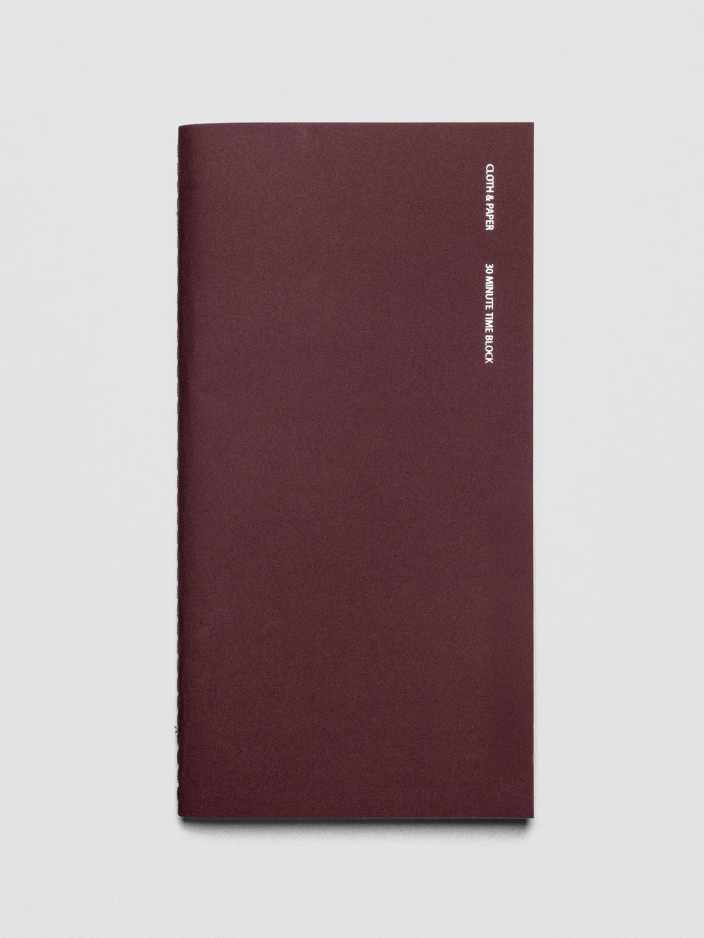 Cloth & Paper - Travel Notebook | A5 Slim: Routine Builder | Beignet