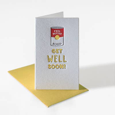 Elum Designs - GE, Get Well Soup - 10 Mini Notes