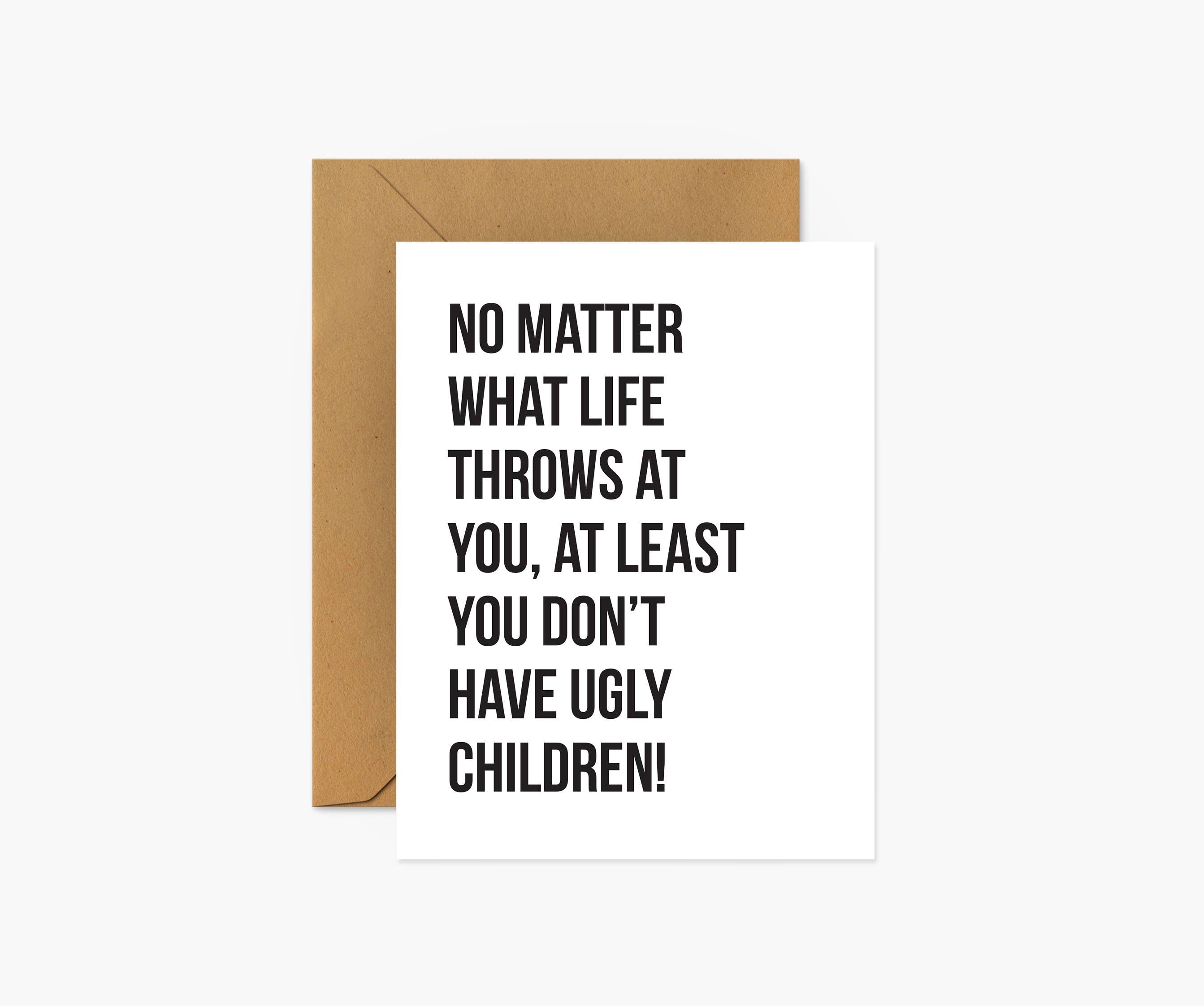 Footnotes - No Matter What Life Throws At You - Mother's Day Card