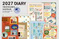 TRAVELER'S DIARY 2027 CLEAR FOLDER REGULAR SIZE