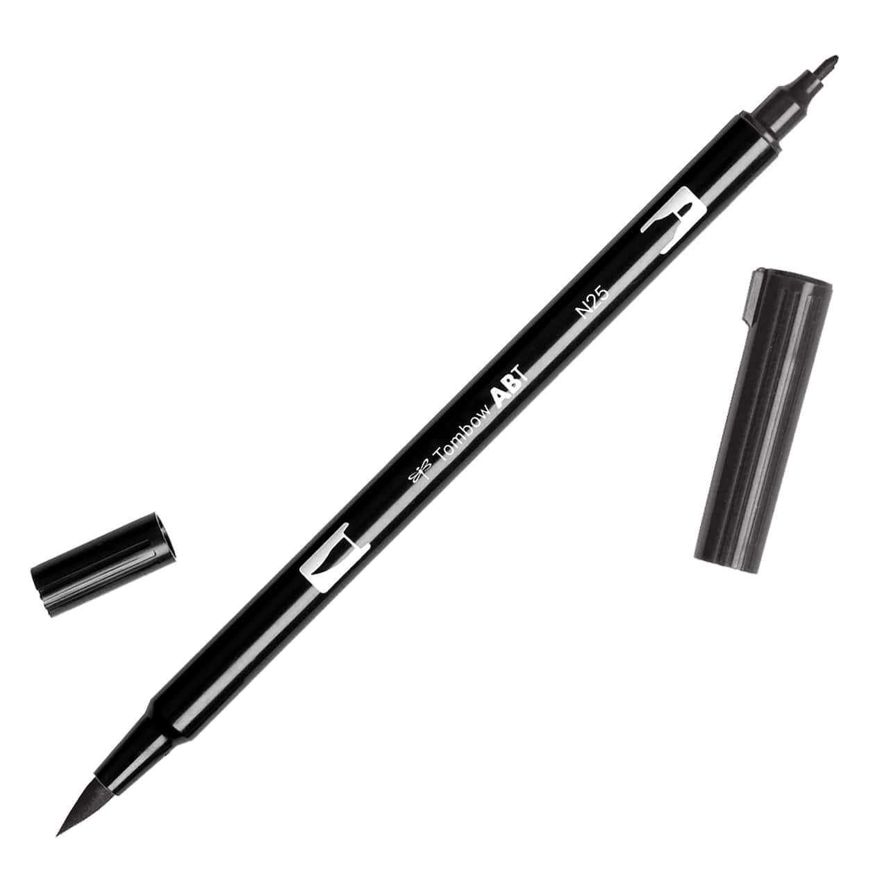 TOMBOW, DUAL BRUSH PEN, LAMP BLACK, N25