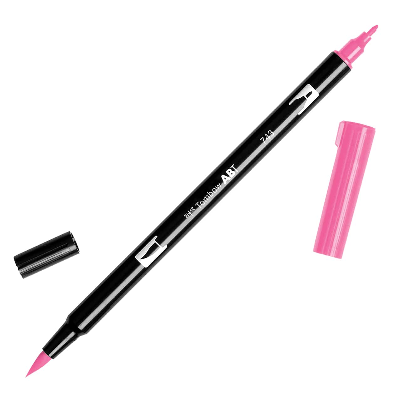TOMBOW, DUAL BRUSH PEN, HOT PINK, 743