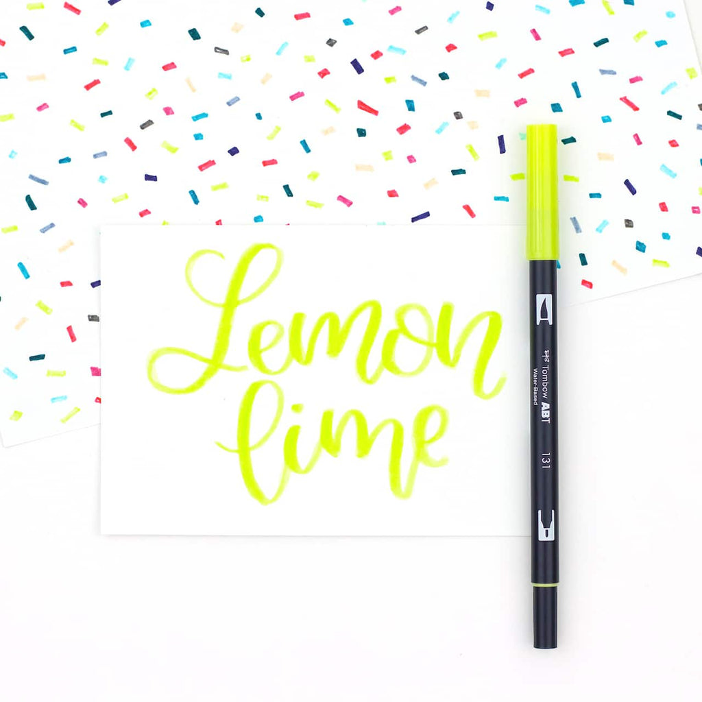 Tombow, Dual Brush Pen Lemon Lime