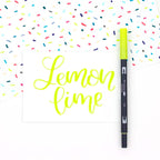 Tombow, Dual Brush Pen Lemon Lime