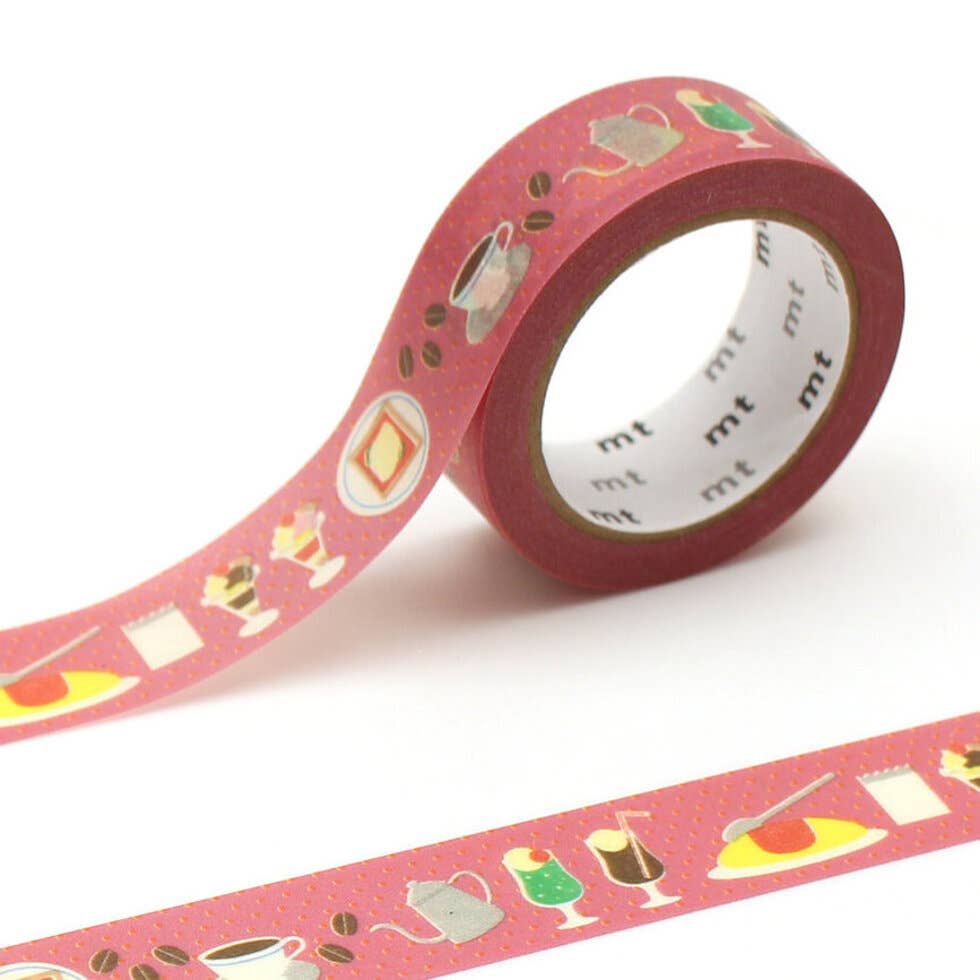 mt masking tape - 15mm Retro Cafe