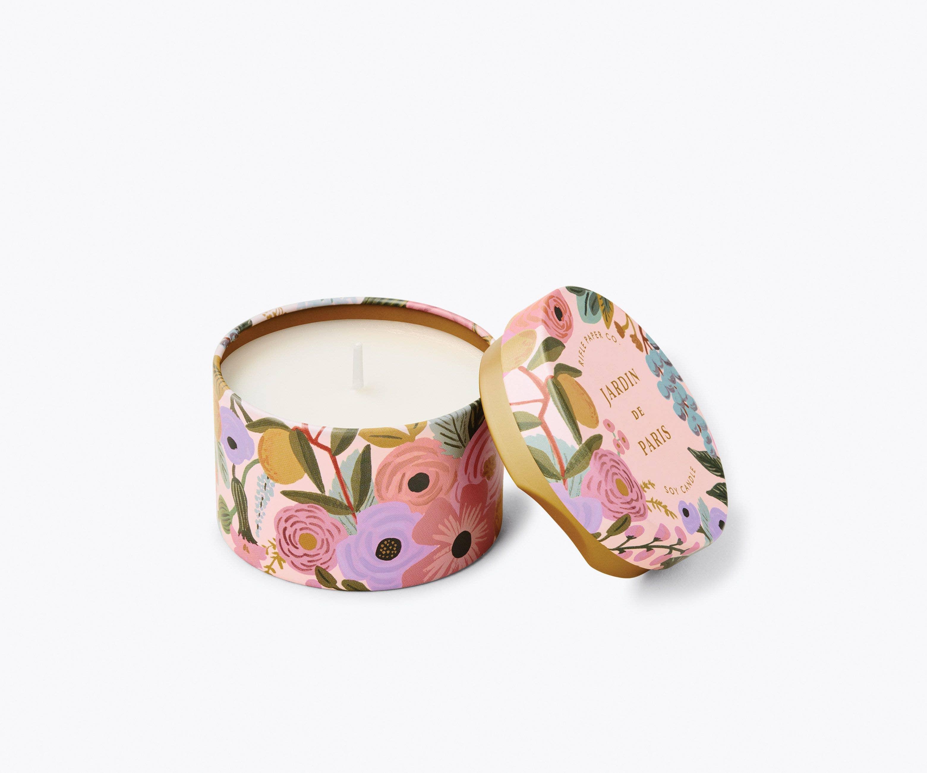 Rifle Paper Co. - Jardin de Paris 3 oz Tin Candle