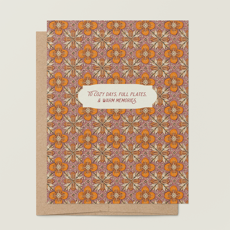 re:mused studio - Cozy Days A2 Greeting Card