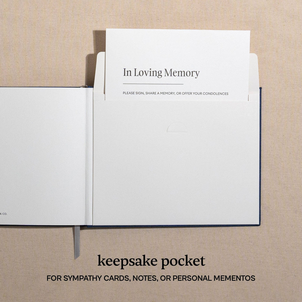 Kunitsa Co - Funeral Guest Book for Memorial Service, in Loving Memory: Sage