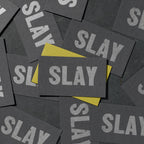 Etc. Letterpress - SLAY mini card