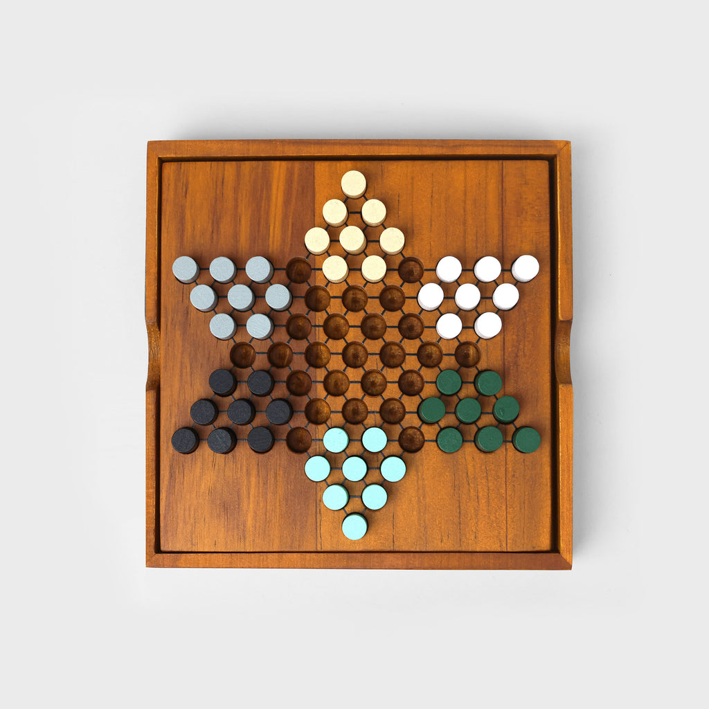 Iron & Glory Wooden Chinese Checkers