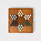 Iron & Glory Wooden Chinese Checkers