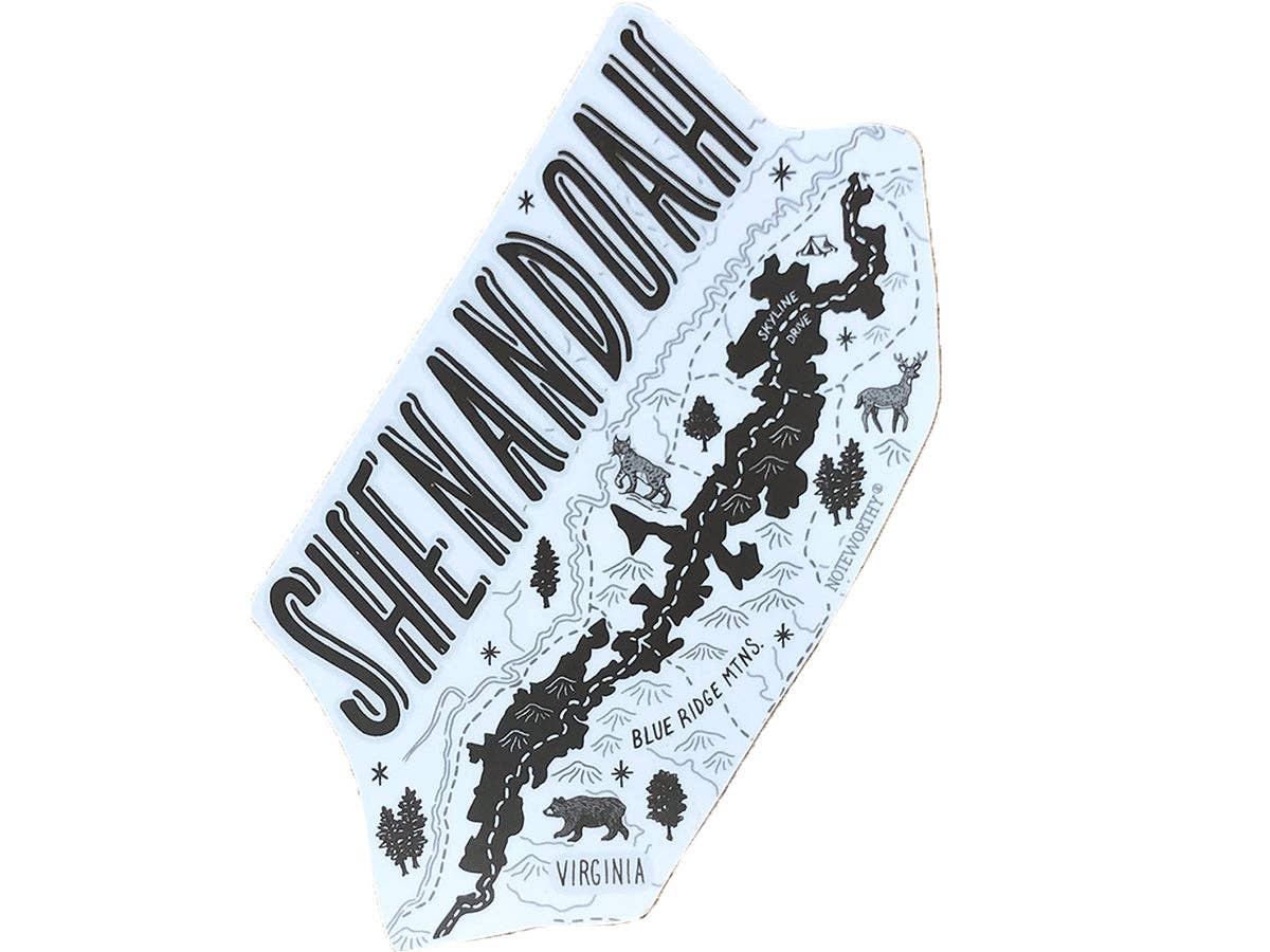 Noteworthy Paper & Press - Shenandoah National Park Sticker