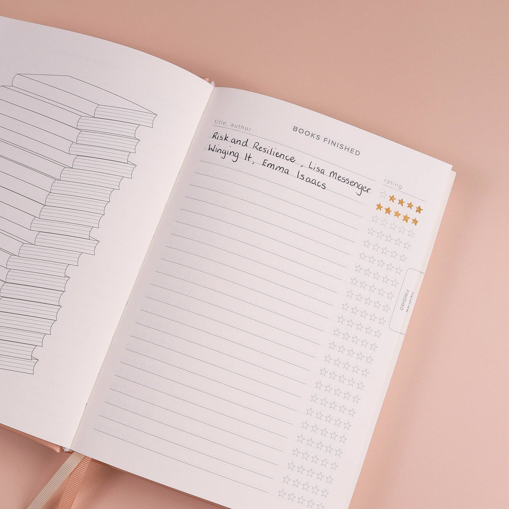 Kunitsa Co - Reading Journal (Avid Reader): Blush