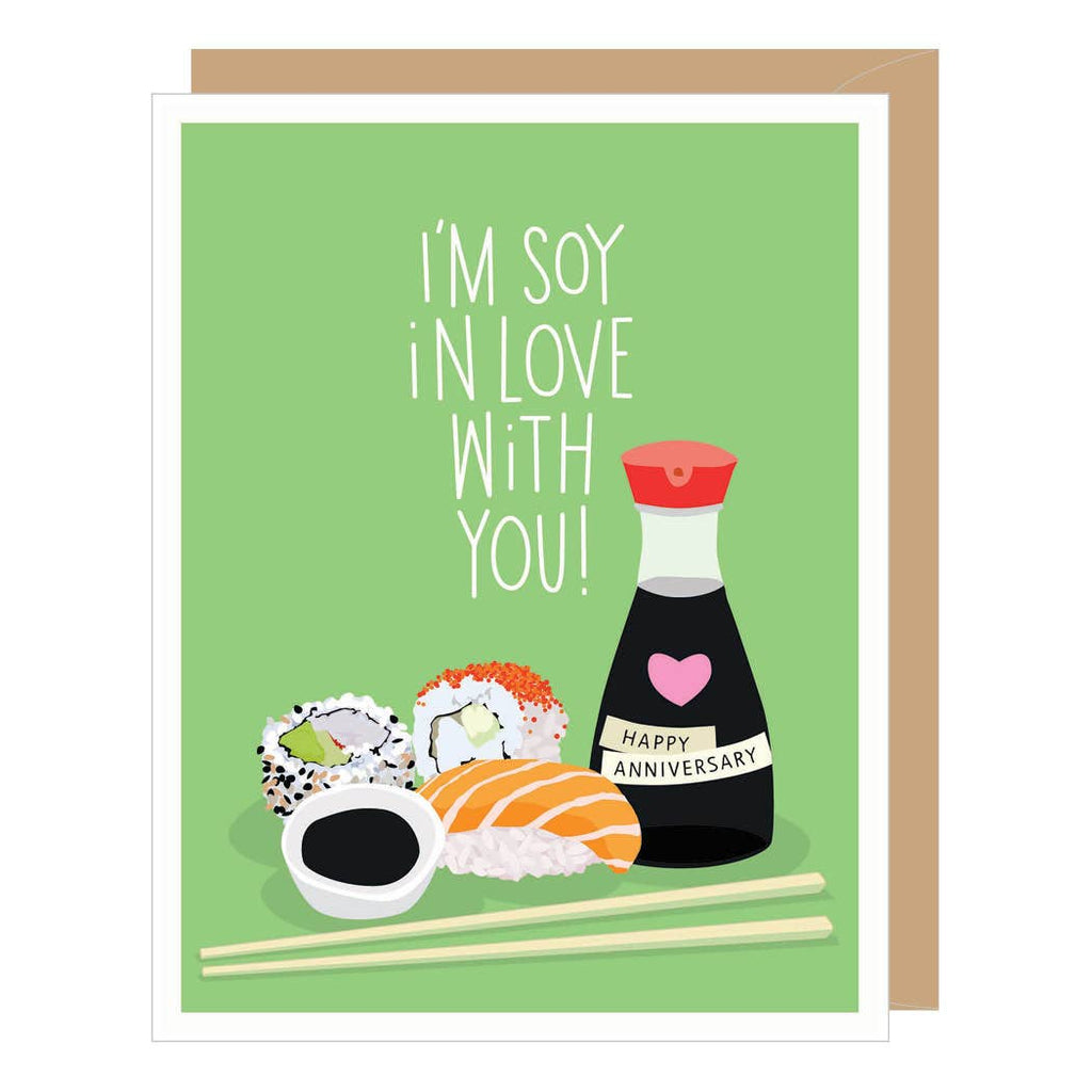 Apartment 2 Cards - Soy in Love With You Anniversary Card